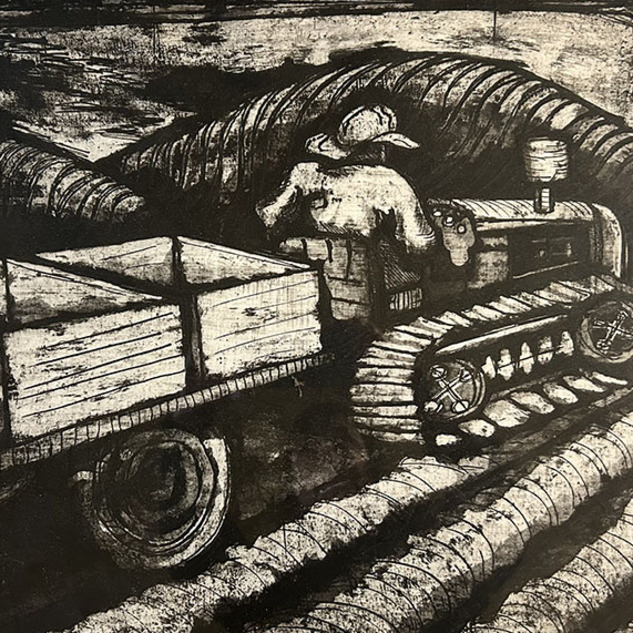 Empty Boxes
Etching and aquatint
33"x26”  