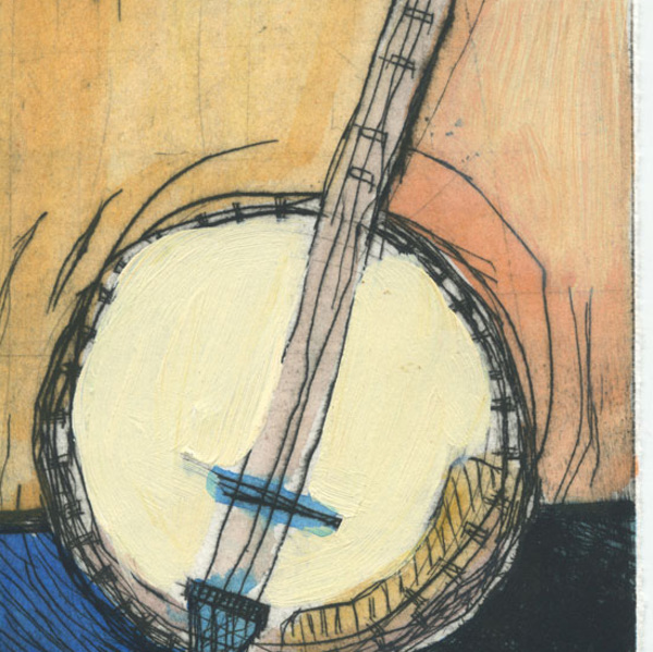 old banjo
Mixed media SOLD